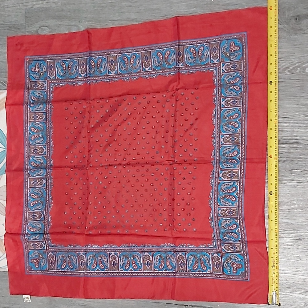 Vtg. Chinese Silk Scarf